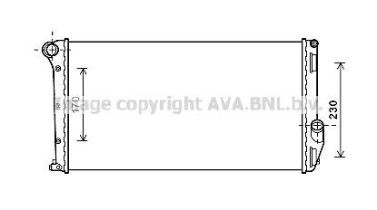 AVA QUALITY COOLING Радиатор, охлаждение двигателя LC2097